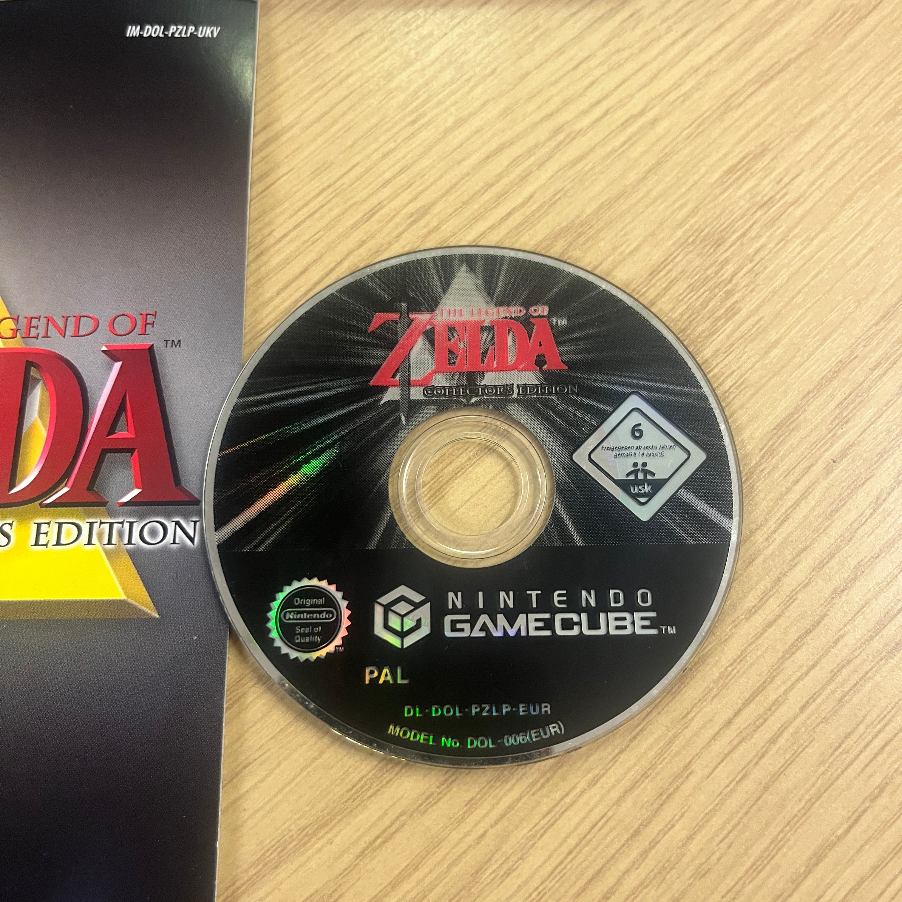 Legend of Zelda: Collector's Edition, The GameCube game complete Legend of Zelda: Collector's Edition, The GameCube game complete